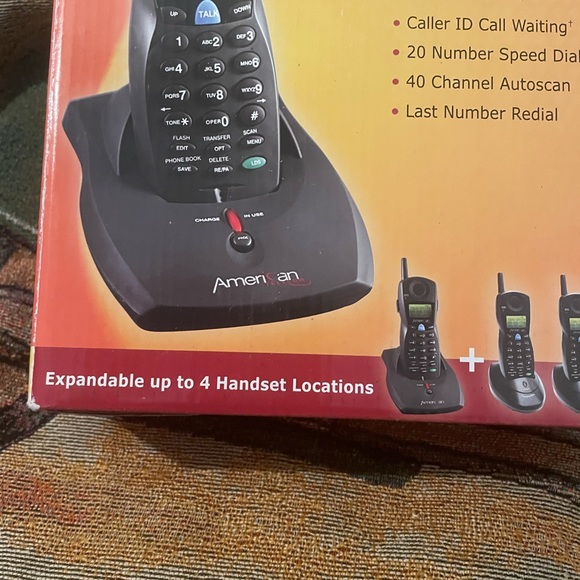 American TeleCom Cordless Phone w/ Base Station NOS NEW - Picture 3 of 7